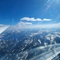 Flugwegposition um 13:34:47: Aufgenommen in der Nähe von Gemeinde Ramingstein, 5591, Österreich in 3615 Meter